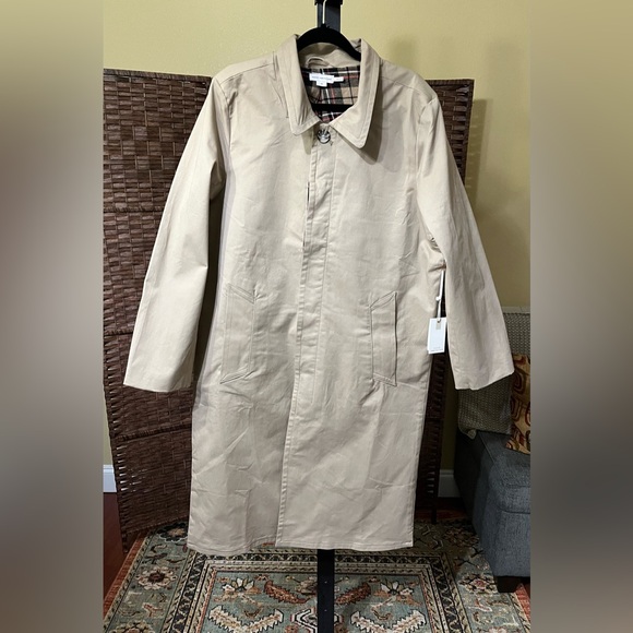 New Good American Women’s Mac Coat – Size Medium (Beige) - Picture 3 of 8